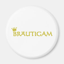 Bräutigam Ikone Kühlschrankmagnet