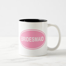 Brautjungfer, die ovales Rosa Wedding ist Teehaferl