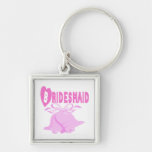Brautjungfer rosa Keychain Schlüsselanhänger