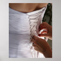 Brautjungfernhandschnüren-Hochzeitskleiderphotogra Posterdrucke