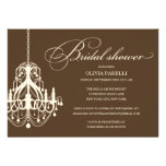 BRAUTPARTY BROWN- U. CREME-LEUCHTER-%PIPE% LADEN E INDIVIDUELLE EINLADUNG