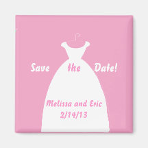 Brautparty-Save the Date Magneten