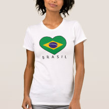 Brazil Heart Soccer Shirt