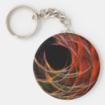 Brechen der Kreis-abstrakten Kunst Keychain Schlüsselbänder