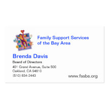 Brenda Davis SCHLUSS Visitenkartenvorlage
