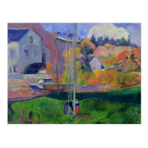 Bretagne-Landschaft: die David-Mühle, 1894 Postkarten
