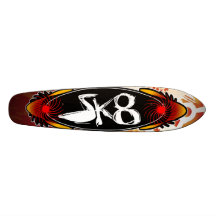 Brett "SK8" Personalisiertes Skateboard