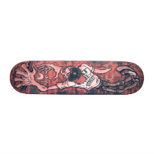 Brett Xtreme-Handlauf-SK8 essen vorbei die Straße Bedrucktes Skateboard