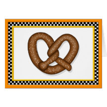 Brezel-Gruß-Karte