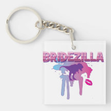 bridezilla bachelorette wedding Brautparty Schlüssel Anhänger