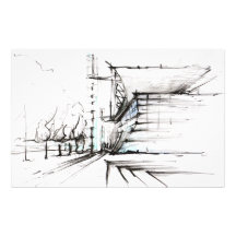 Briefpapier paper Landscape landschaft natur Büropapier