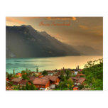 Brienz die Schweiz u. See Brienzersee u. Schweizer Postkarte