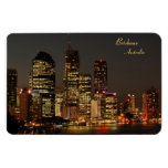 Brisbane-Stadt, NachtSkyline, Austraila - Magnet