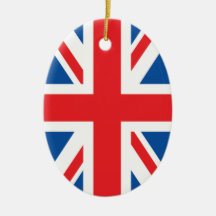 Britische Flagge Weihnachtsbaum Ornamente