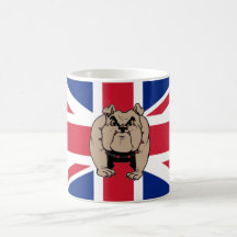 Britischer Bulldoggen-Becher Kaffeetassen