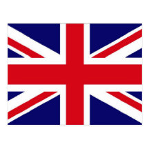 BRITISCHER Flagge Gewerkschafts-Jack Postkarte