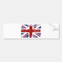 Britischer Flaggen-Punk-Schmutz Autosticker