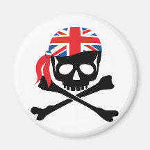 Britischer Pirat Magnete