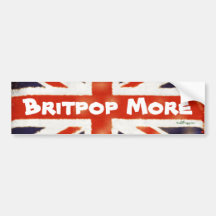 BRITPOP Vintagerer Gewerkschafts-Jack-Stoßaufklebe Auto Sticker