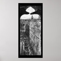 Broadway von der Dreifaltigkeitskirche, circa 1876 Posterdrucke