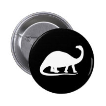 Brontosaurus Anstecknadelbuttons