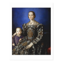 Bronzino Eleonor von Toledo und ihr Sohn Postkarte