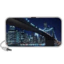 Brooklyn-Brücke nachts, New York City Tragbare Lautsprecher