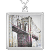 Brooklyn-Brücke, USA-Halskette
