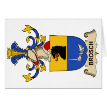 Brosch Familienwappen Grußkarten