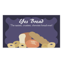 Brotbagelbäckerei-Backen-Visitenkarten