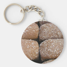 Brown-Brötchen Schlüsselanhänger