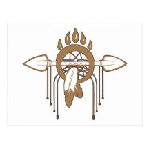 Brown Dreamcatcher Postkarten