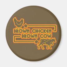 Brown-Huhn-Brown-Kuh Magnete