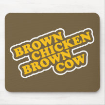 Brown-Huhn-Brown-Kuh Mauspads