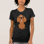 Brown-HundeCartoon. Jagdhund T-shirts