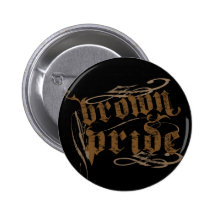 Brown-Stolz-Knopf Anstecknadelbutton
