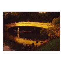 Brücken-u. Gondel-Central Park NYC Postkarte