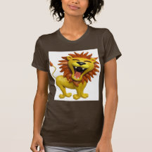Brüllender Löwe T-shirt
