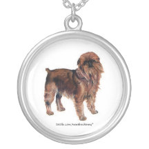 Brüssel Griffon Personalisierte Halskette