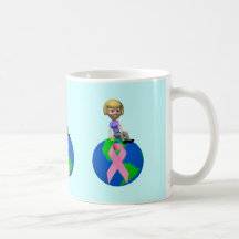 Brustkrebs-Bewusstsein Teetasse