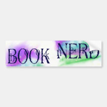 Buch-Nerd-Licht Auto Sticker