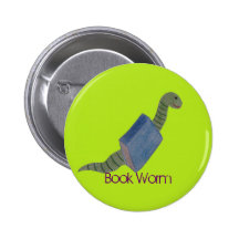 Buch-Wurm Anstecknadel