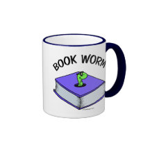 Buch-Wurm Kaffee Tassen