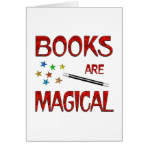 Bücher sind magisch karten
