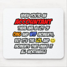 Buchhalter. OMG WTF LOL Mousepad