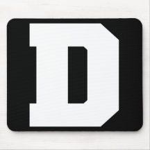 Buchstabe-Stolz D Mauspad