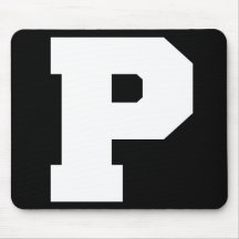 Buchstabe-Stolz P Mousepads