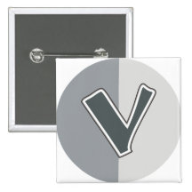 Buchstabe V Buttons