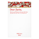 Buchstabe zur Sankt-Lebkuchen-Plätzchen-Weihnachts Personalisiertes Büropapier
