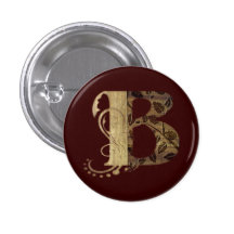 Buchstaben B - Quadratischer Knopf Buttons